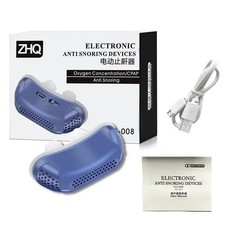Sleep Stop Snore Apnea Aid Electric Anti Snoring Device Micro Noise Stopper UK