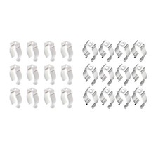 12 Pieces T8 Clips Holder Bracket Easy to Install Sturdy for LED Light Tube for