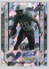 2021 Leaf Metal Draft Silver Crystals 3/50 Brenden Knox #BA-BK1 Auto 18er