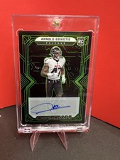 2022 Arnold Ebiketie Panini Green Obsidian Autograph #12/50 SSP FALCONS #185
