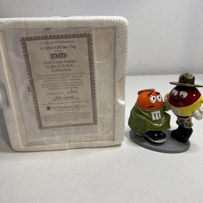 #ad #ad Mamp;M’s “A Little Off The Top” The Hamilton Collection Salute U.S.M.C. NIB W COA $299.99
