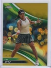 2025 Topps Chrome Tennis Gold Refractor Lin Zhu #129