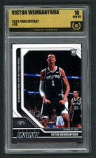 2023 Panini Instant NBA# 19 Victor Wembanyama Spurs Rookie (RC) Gem Mint 10