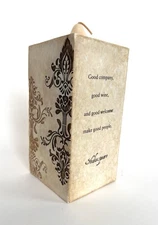 Seagull Studios Canada Heartwarmers Shakespeare Quote Tealight Candle Holder
