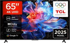 Image of TCL 65V6C-UK 65" 4K Ultra HD, HDR TV, Smart TV Powered by Google TV (Dolby Audio