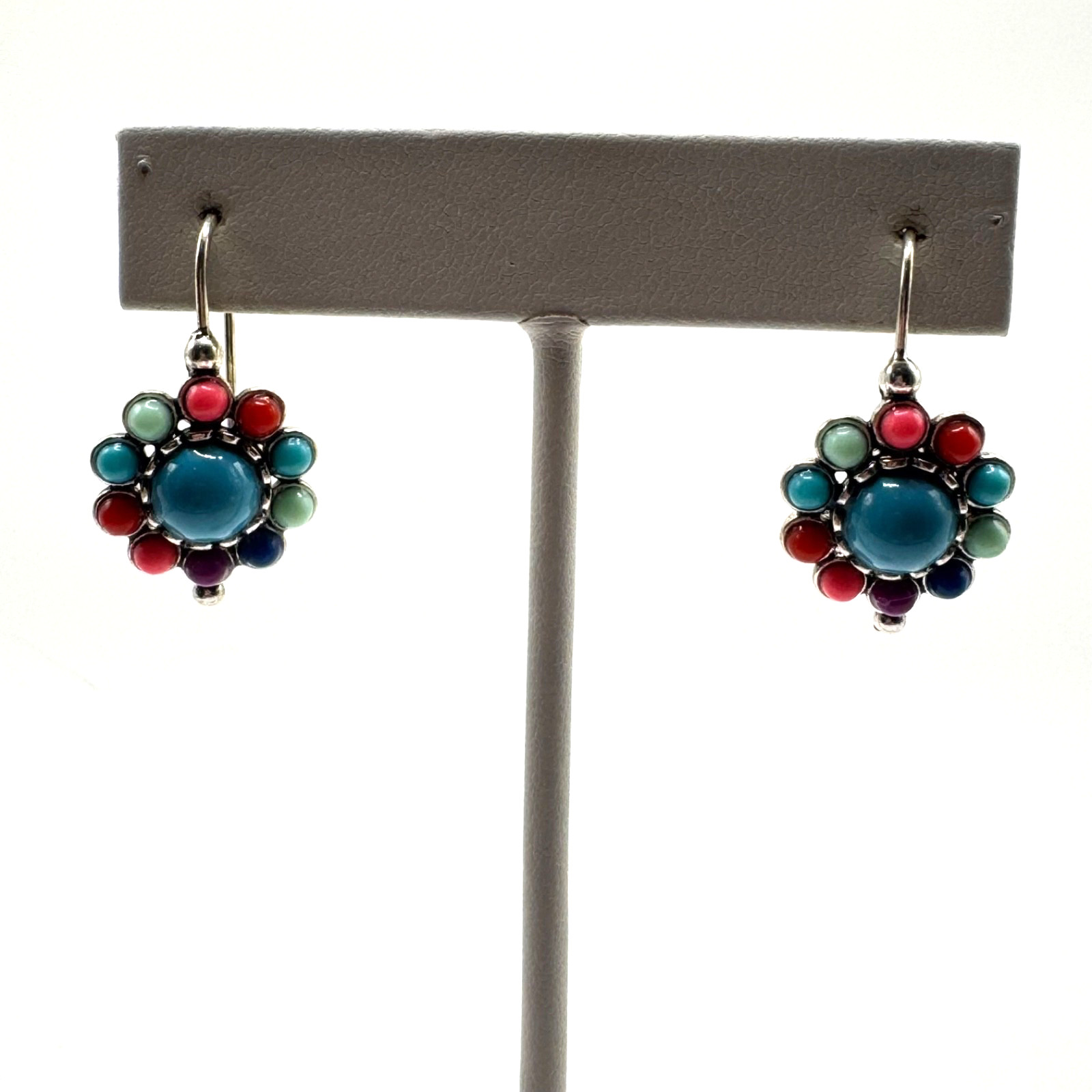 Faceted Multi-Gemstone Chakra Stretch Bracelet Ro… - image 1