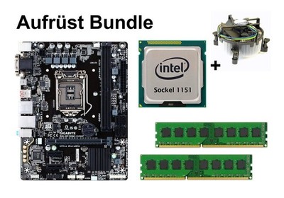 Aufrüst Bundle - Gigabyte H110M-S2HP + Intel Core i5-6600K + 16GB RAM #149859
