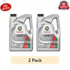 (2 pack) Castrol GTX Full Synthetic 0W-20 Motor Oil, 5 Quarts - FREE SHIPPING 37.59 per gallon