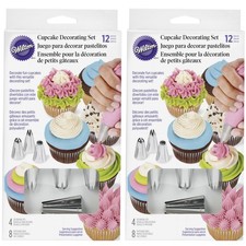 Wilton 12-Piece Cupcake Decorating Set 2-Pack 