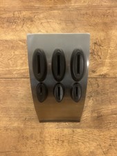 Genuine Global 6 Slot Knife Block Stand – Stainless Steel