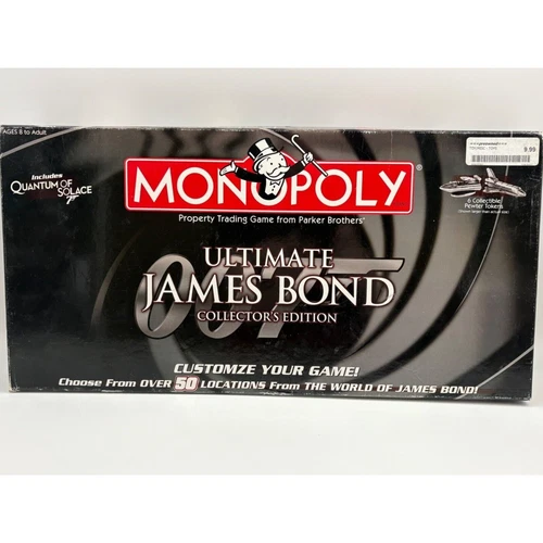 Monopoly Ultimate James Bond Collectors Edition Board Game missing one enemycard