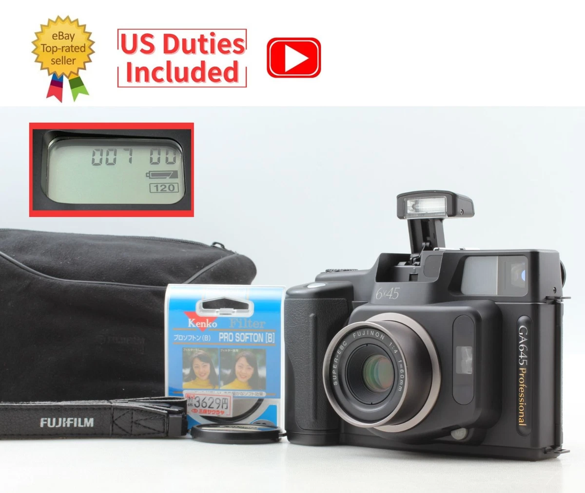 Fujifilm GA645 Professional 6x4.5 cm Medium Format Film Cameras