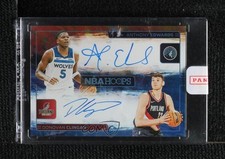 2024-25 Panini NBA Hoops Anthony Edwards Donovan Clingan #HAD-ADC Auto 1o2