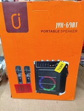 JYX-69BT Portable Speaker with 2 Wireless Microphones - NEW IN BOX