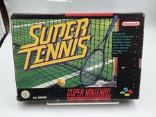 Thumbnail of ebay&reg; auction 396818641841 | SNES Super Nintendo Super Tennis mit OVP und Anleitung NOE