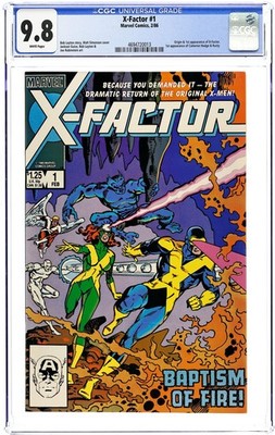 X-Factor 1D CGC 9.8 1986 4694720013 1st app. X-Factor