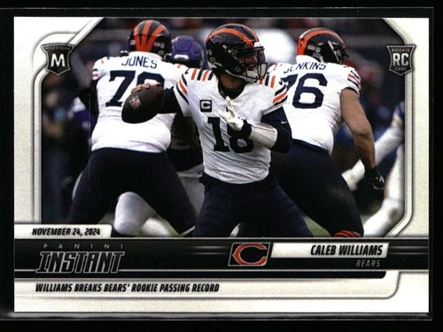 Caleb Williams 2024 Panini Instant NFL #166 #/1361 RC Chicago Bears Rookie