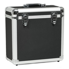 Vinyl Case - 12 Record Case (50 LPs) Silver/b...