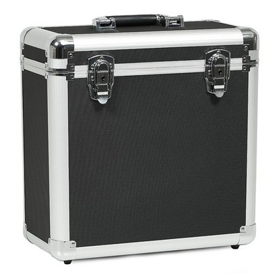 Vinyl Case - 12'' Record Case (50 LPs) Silver/black