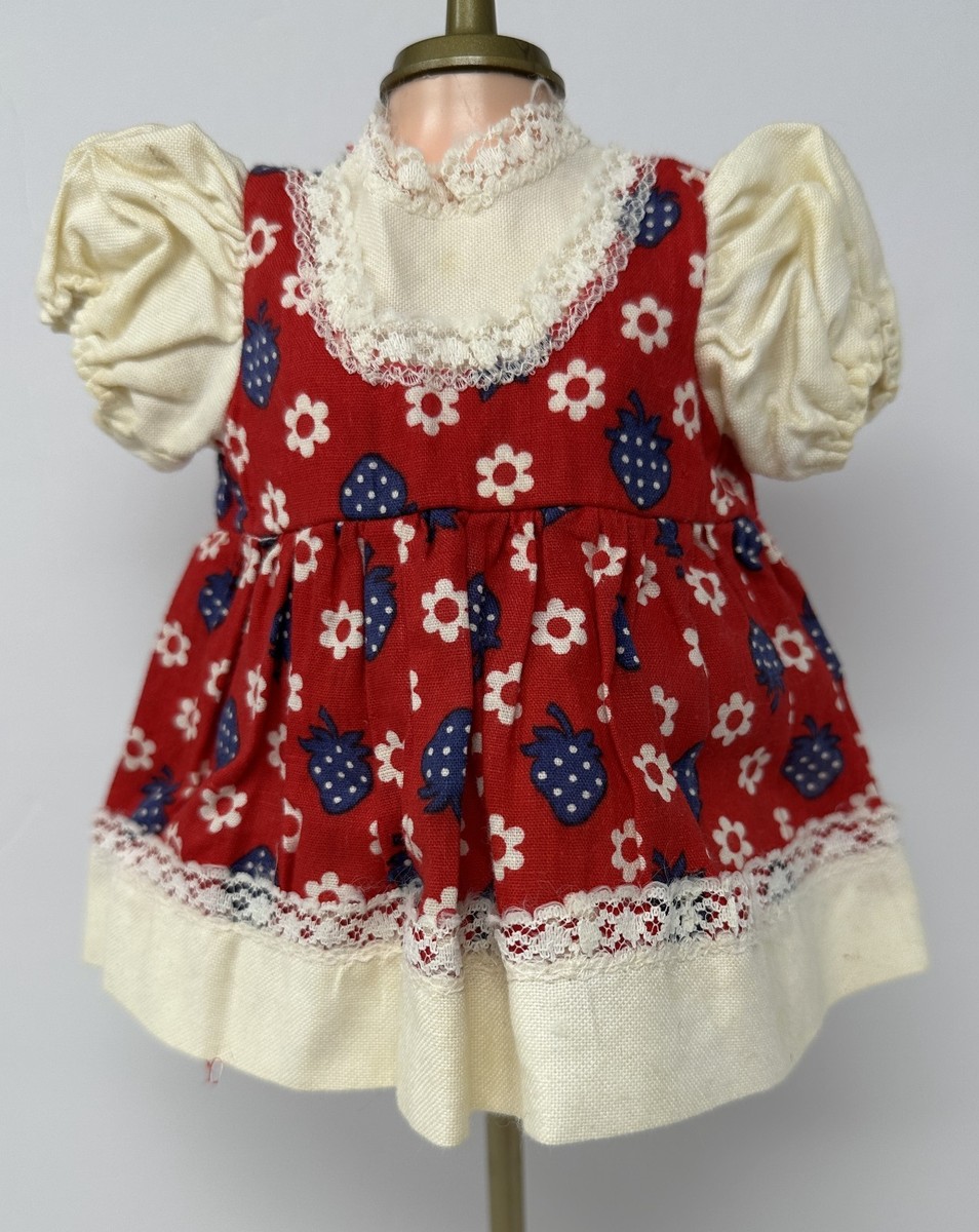 Vintage Red White & Blue Doll Dress 7" | eBay