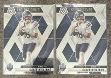 Panini NFL Chicago Bears Caleb Williams 2025 Mosaic England Games #253 Lot of 2