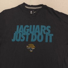 Nike Jacksonville Jaguars Graphic Short Sleeve Football Shirt Mens Size L Black