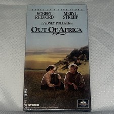 Out Of Africa VHS, 1985 Robert Redford/Meryl Streep - NEW SEALED