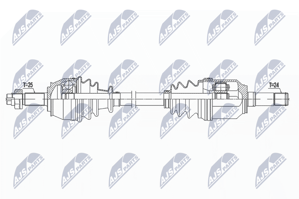 NPW-FT-047 NTY Drive Shaft for FIAT - Image 12
