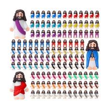 Bememo 200 Pcs Mini Jesus Figurine Bulk Everyone Needs a Little Jes... Fast Ship