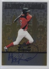 2012 Leaf Valiant Yellow 4/10 Albert Almora #VA-AA1 Auto 0t3
