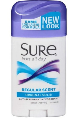 #ad 6 Pack Sure Original Anti Perspirant Deodorant Long Lasting Regular Scent 1.7oz $22.74