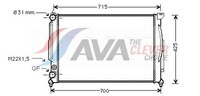 AVA Clever Choice MotorküHler WasserküHler ** Clever FIT ** AIA2105 FüR Audi A4