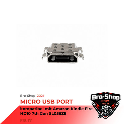 Amazon Kindle Fire HD 10 7th Gen SL056ZE Micro USB Ladebuchse Buchse Connector