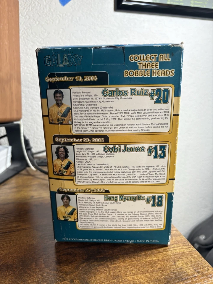 Футболист LA GALAXY HONG MYUNG BO с качающейся головой США 2002 MLS Cup Champions - Изображение 2 из 4