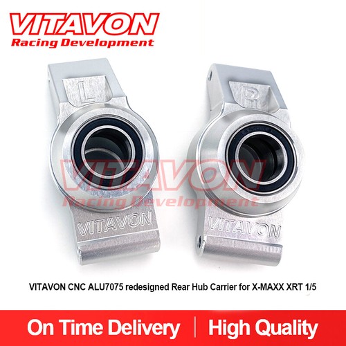 Vitavon CNC Alu 7075 Redesigned Rear Hub Carrier For X-MAXX 1/5 - 第 1/15 張圖片