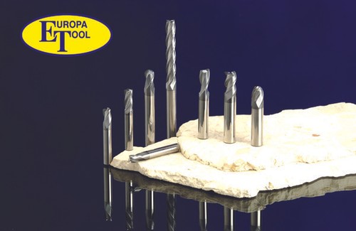 12mm CARBIDE LONG SERIES BALL NOSED END MILL 4 FLUTED EUROPA TOOL 3163031200 18 - Picture 8 of 8