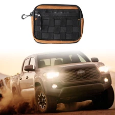 1PCS Orange Center Console Armrest Organizer Storage Bag For Toyota Tacoma 2024+