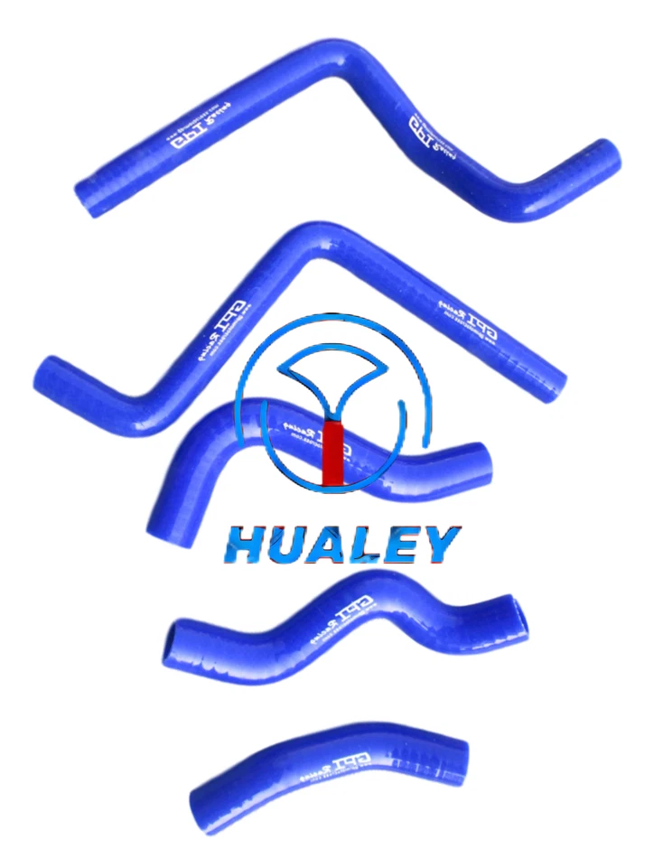 Manguera de silicona radiador azul para Honda CR125R CR 125R CR125 2000 2001 2002 Foto 3 de 4