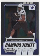 2021 Panini Contenders Draft Picks Campus Ticket Antonio Gibson Memphis Tigers
