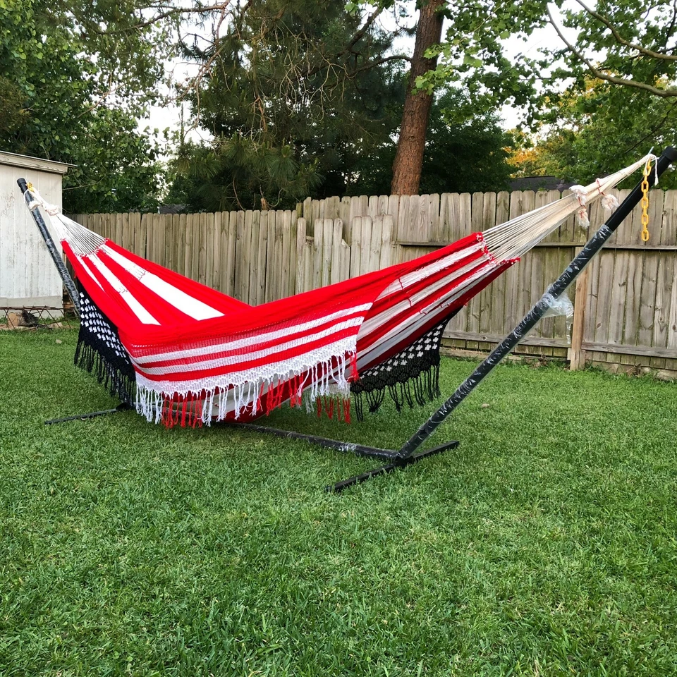 Ingalex - Hamaca exclusiva de alta calidad, para gente elegante - Bandera de América-rey Foto 4 de 4
