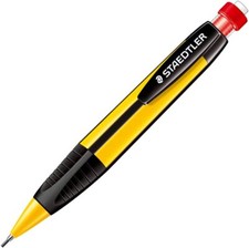 Staedtler Mechanical Pencil 1.3 mm Yellow Body 771 Triangle Body Black Grip New