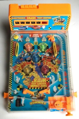 CRASH DUMMIES - FLIPPER - TEST CENTER ELECTRONIC PINBALL - TYCO - avec boite