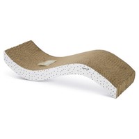 Beeztees Kratzbrett Wiva 52X21 Cm FüR Katzen - Karton, Mit Catnip