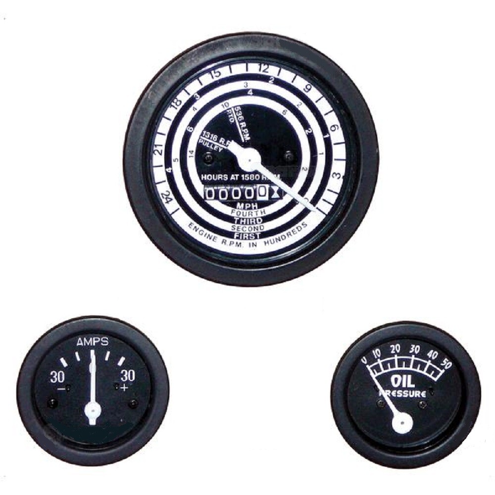 Fits Ford Tractor Instrument Gauge Kit fits 8N