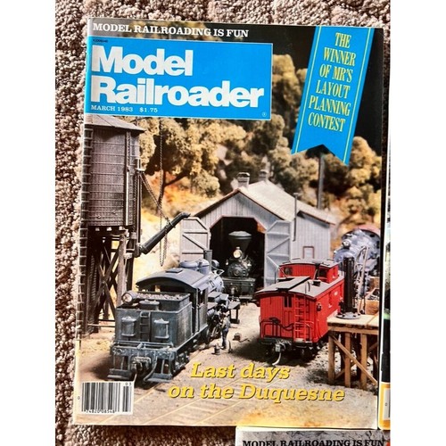 Vintage Model Railroader Magazines 1983 Issues: December March October - Picture 2 of 7