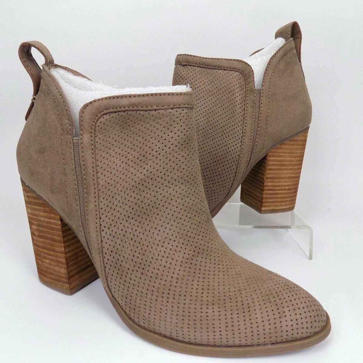 Madden Girl Brown Low (1-1.9 in) Heel Height Boots for Women  display picture 2