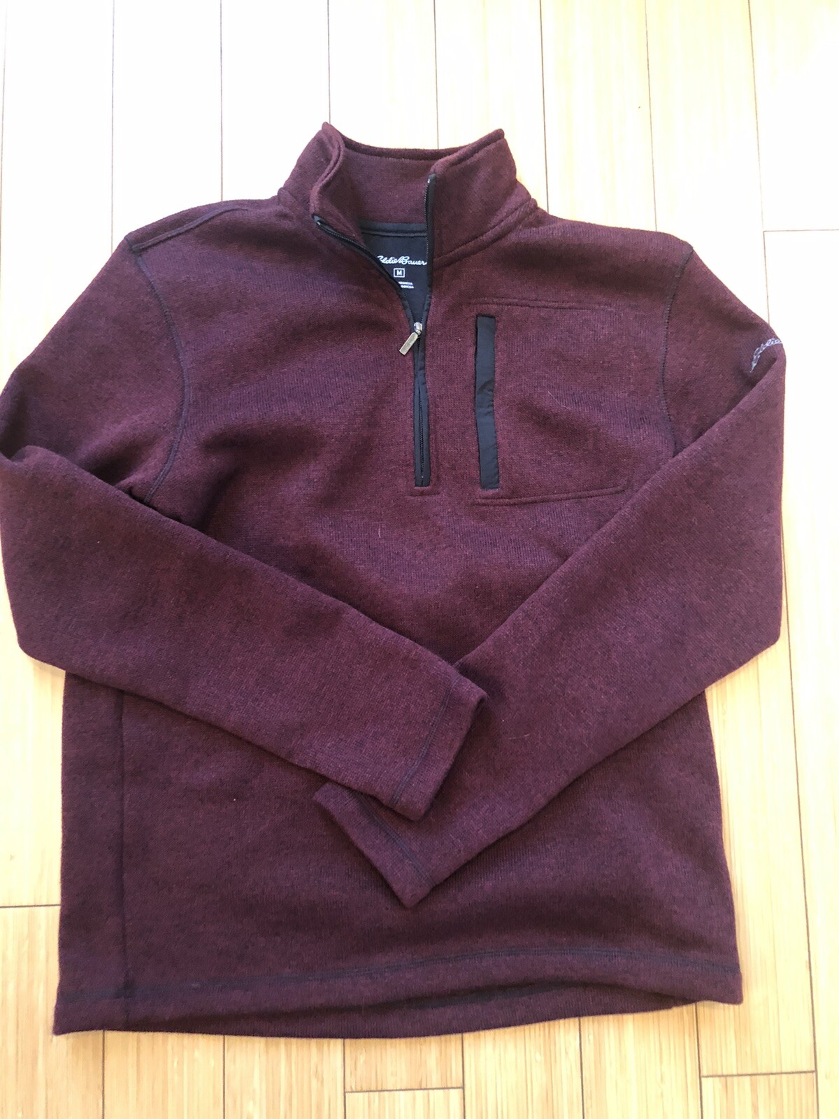 Pullover Sweater Eddie Bauer Men's Quarter Zip Eddie Bauer