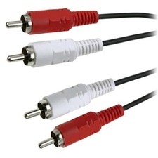Oem Cavo Prolunga Stereo RCA Chinch 2x RCA M/M 1,8 mt