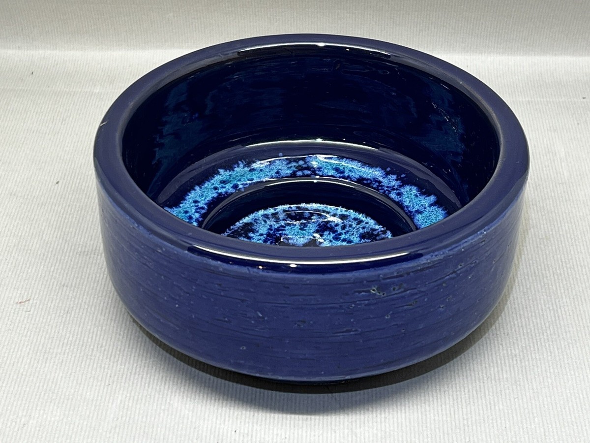 スゥエーデン Nittsjo Vintage Nittsjo Sweden Blue Art Pottery Bowl (P-224 191) | eBay