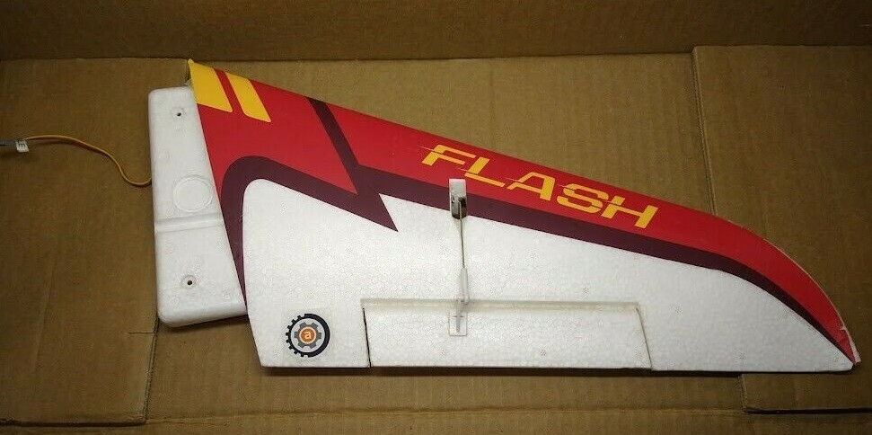 FMS Flash RC Airplane Parts with 1 Pair Wings and Servos